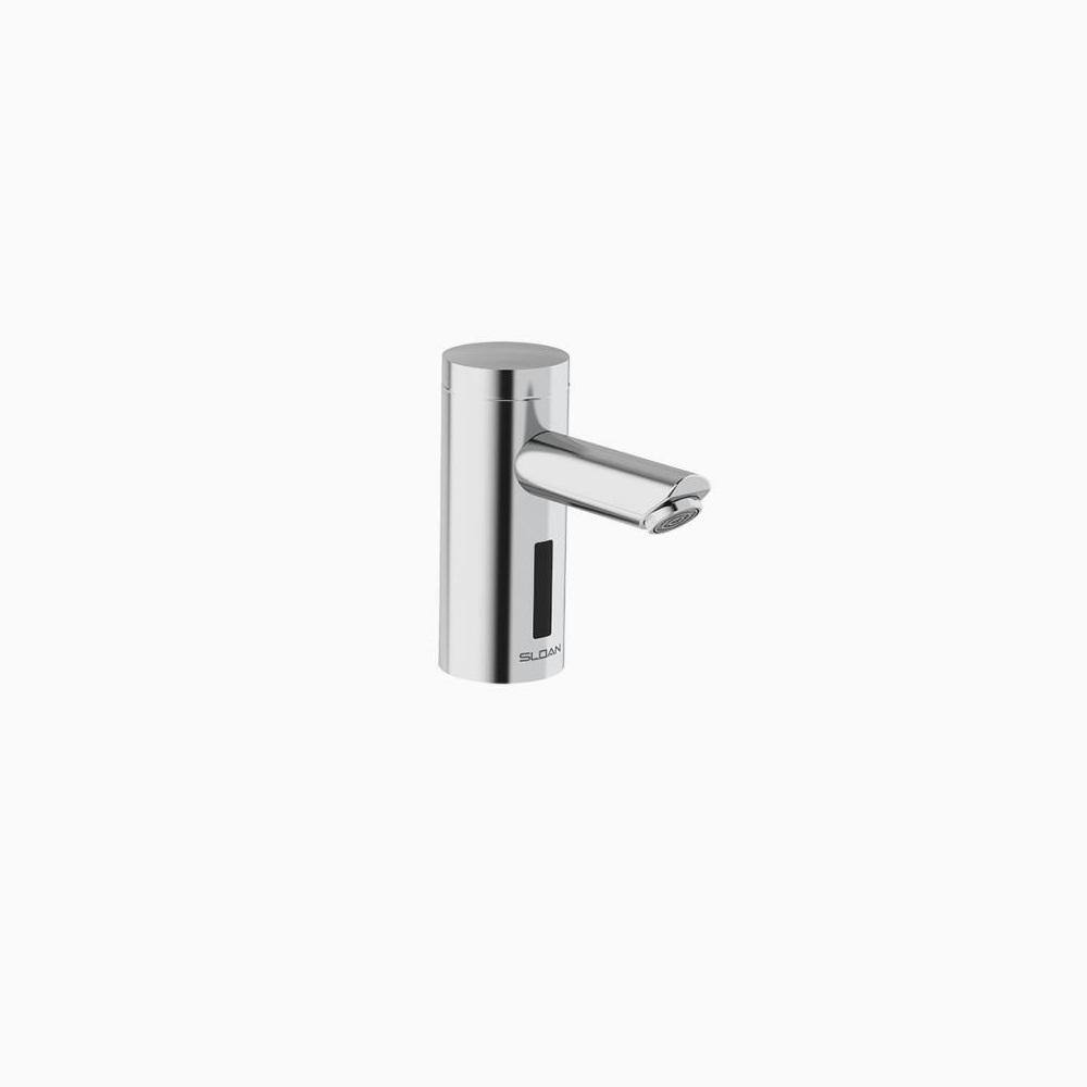 SLOAN Optima Battery-Powered Deck-Mounted Single Hole Touchless Bathroom Faucet with Integrated Side Mixer in Polished Chrome 3335061