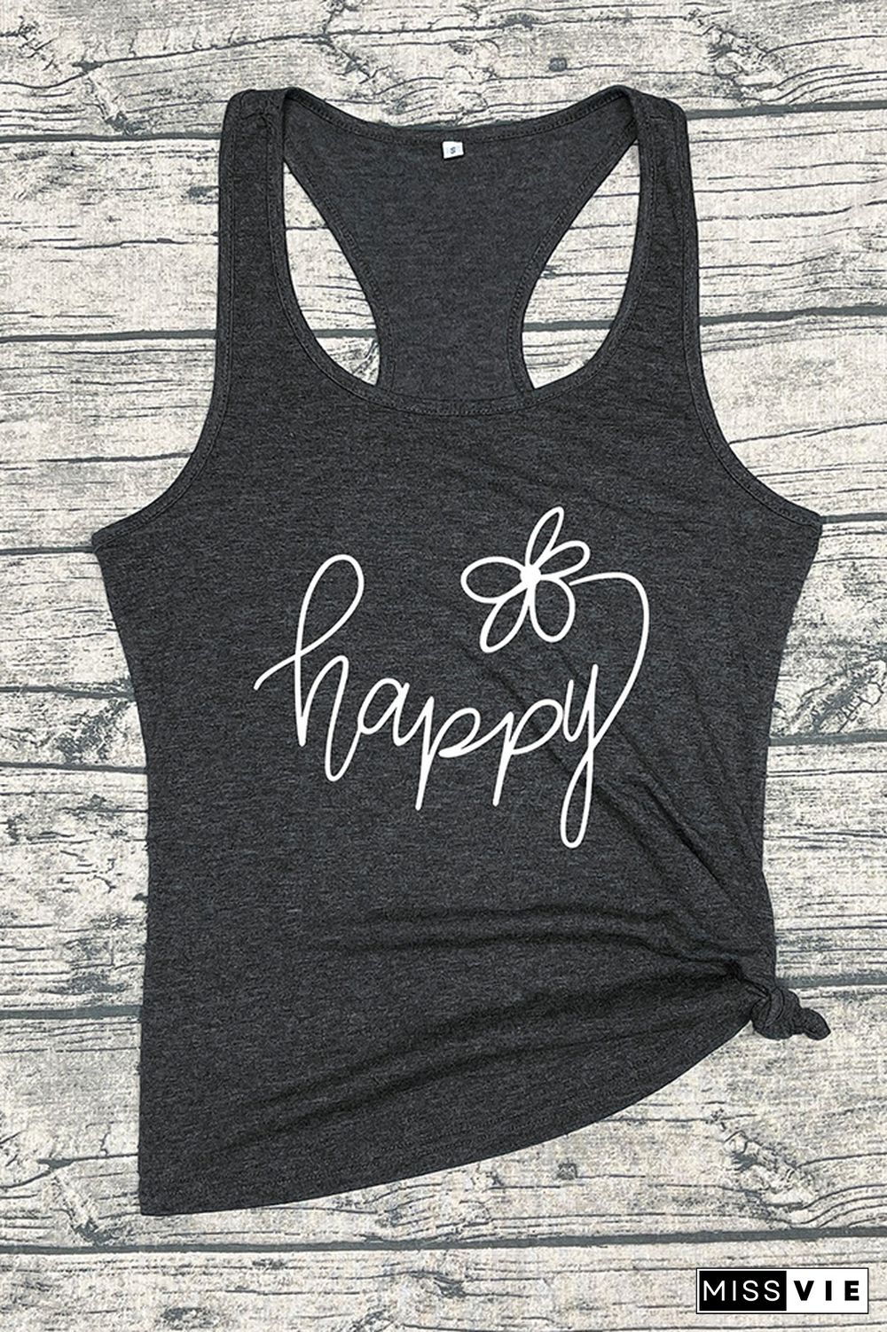 Happy Flower Sleeveless Tank Top