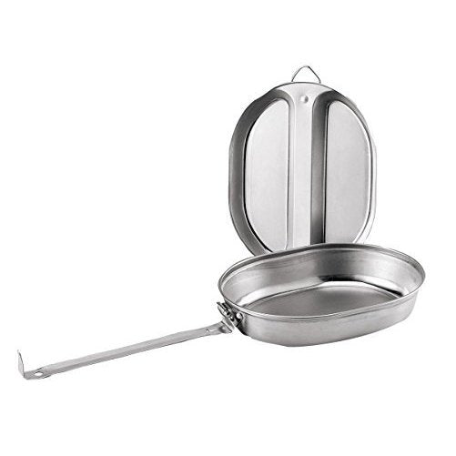 Stainless Steel GI Type 2 Piece Mess Kit