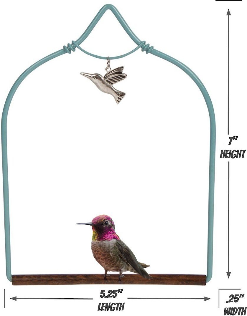 Pop's Birding Company The Original Hummingbird Swing Charmed Bird Swing