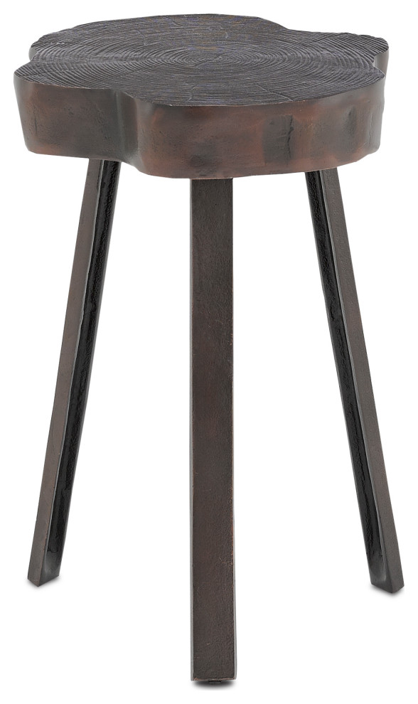 Mambo Graphite Accent Table   Transitional   Side Tables And End Tables   by Sideboards and Things  Houzz