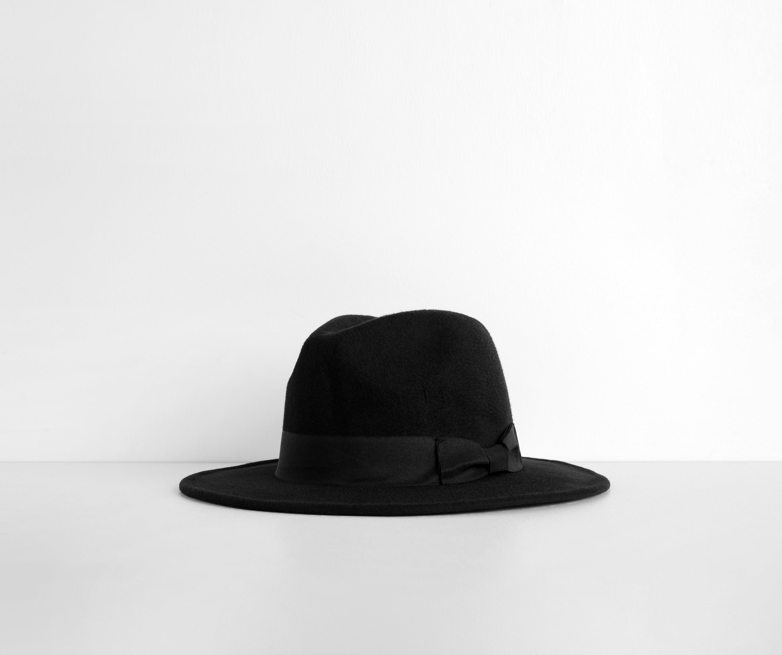 Faux Wool Panama Hat