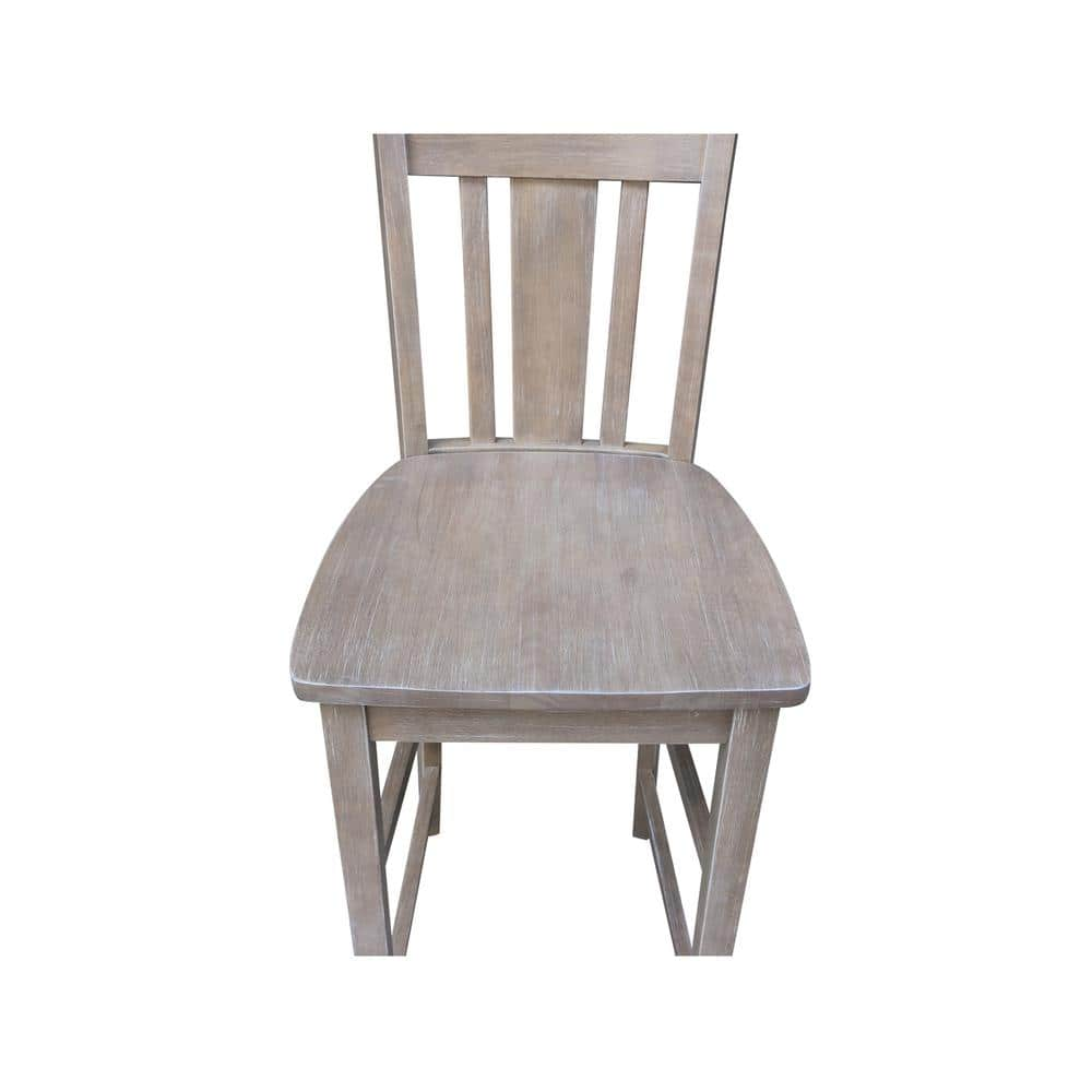 International Concepts San Remo 29 in. H Weathered Taupe Gray Bar Stool S09-103