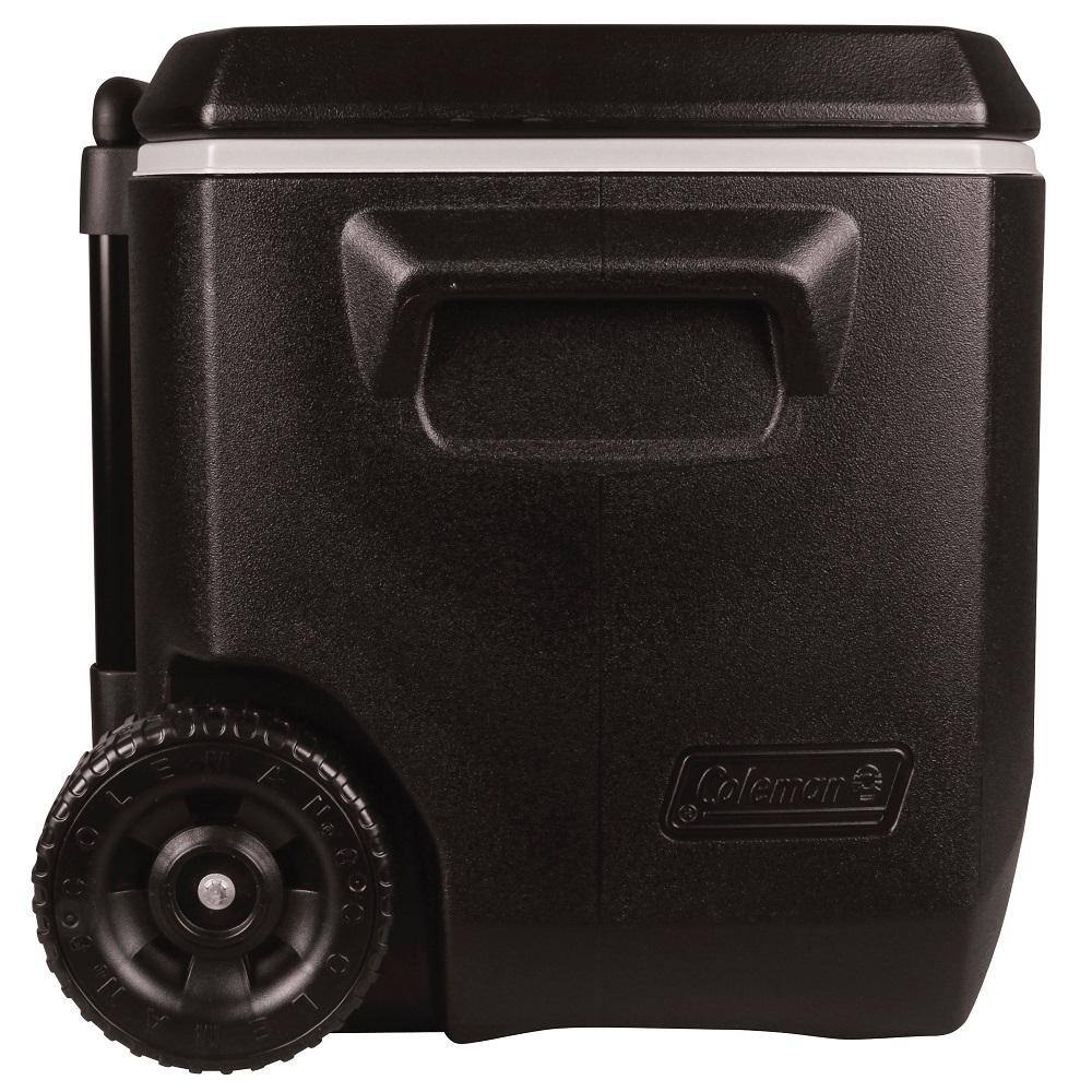 Coleman 50 Qt. Xtreme 5-Day Hard Cooler with Wheels in Black 3000005361