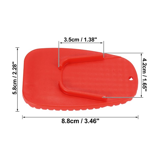 Unique Bargains Motorcycle Kickstand Pads 8 Pcs