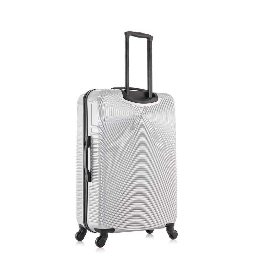 DUKAP InUSA Inception Lightweight Hardside Spinner 20 in. Carry-On Silver DKINC00S-SIL