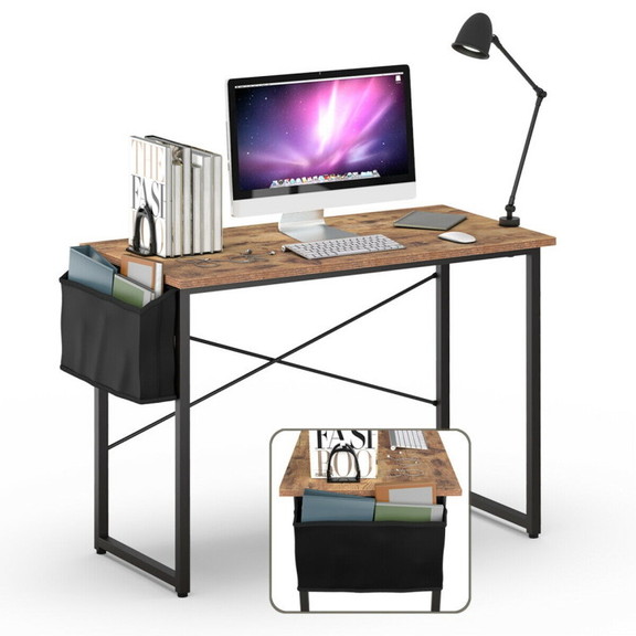 Costway 26497531 Modern Computer Desk with Storage...