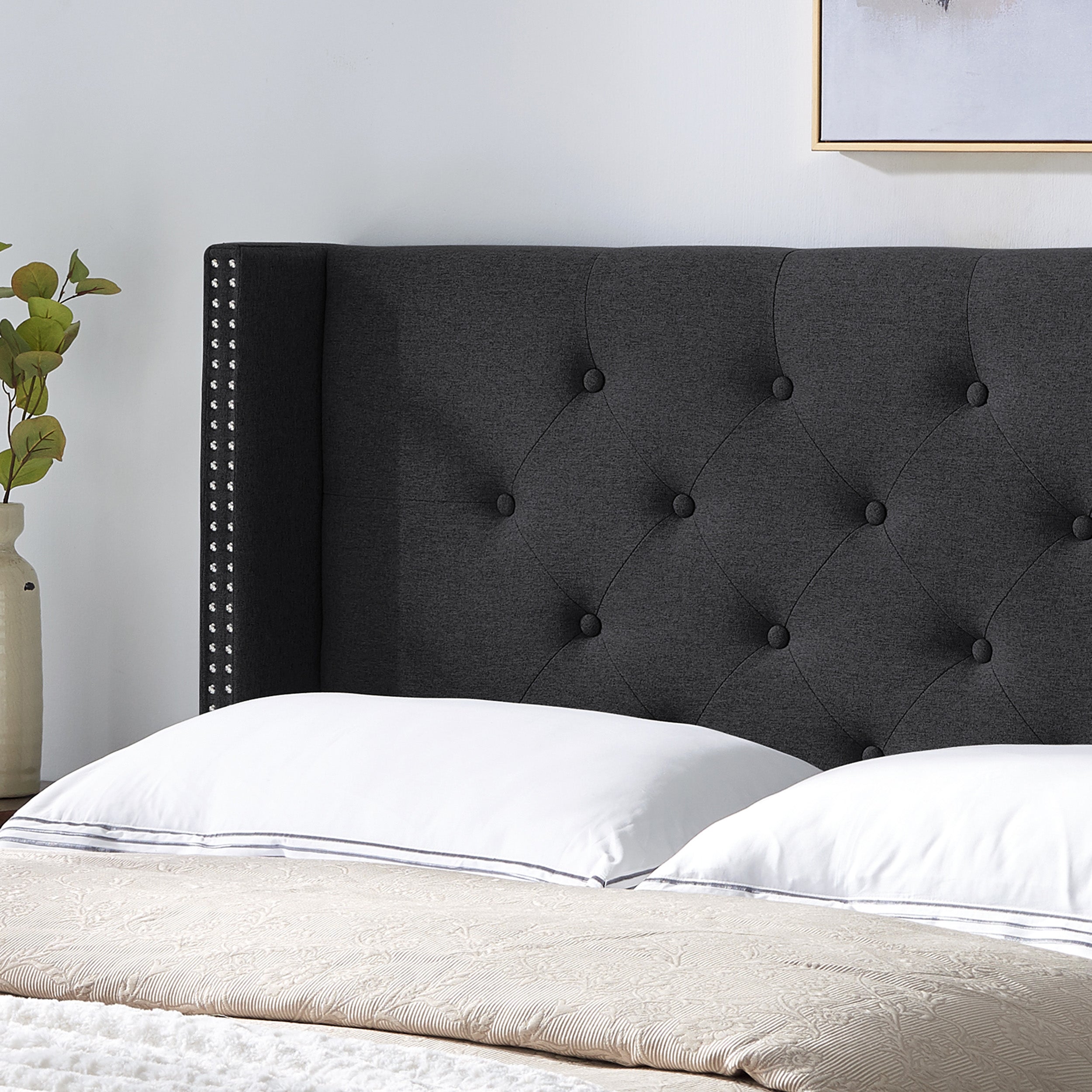 Ray Contemporary Upholstered Full/Queen Headboard