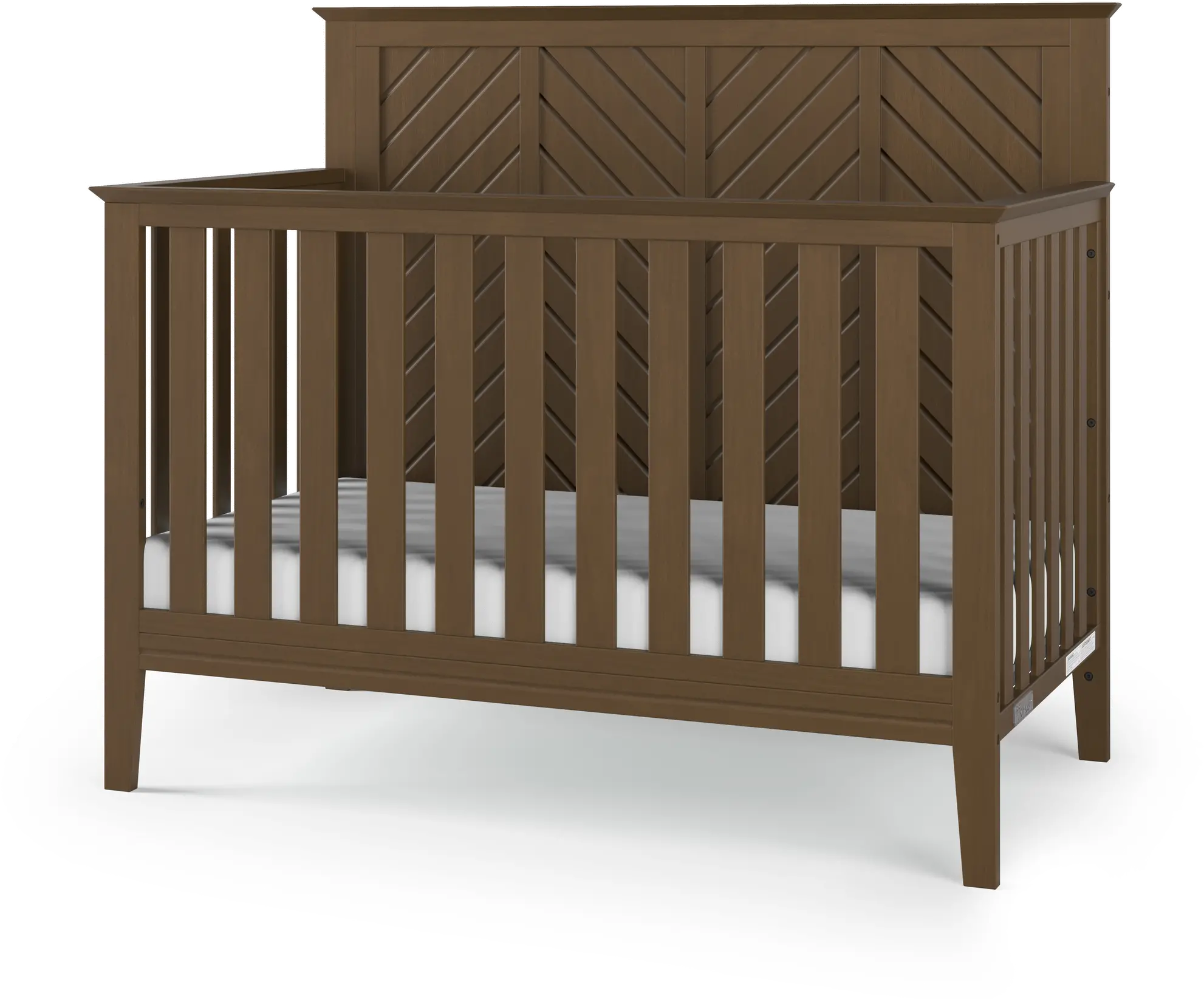 Atwood Cocoa Bean 4-in-1 Convertible Baby Crib