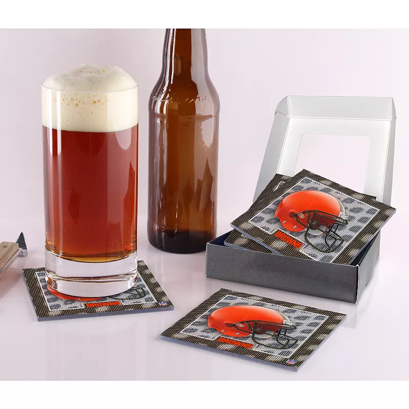 Cleveland Browns 5D Technology Coaster Set