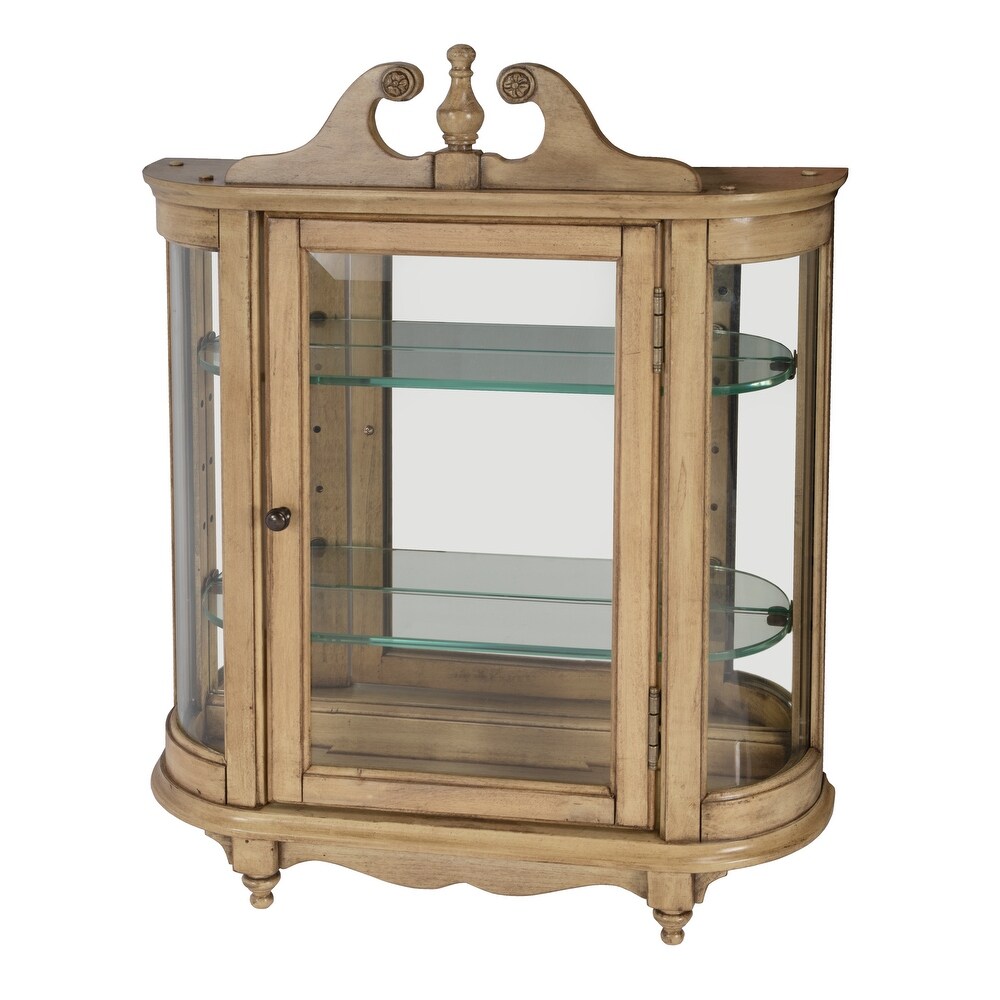 Melinda Wall Curio Display Cabinet