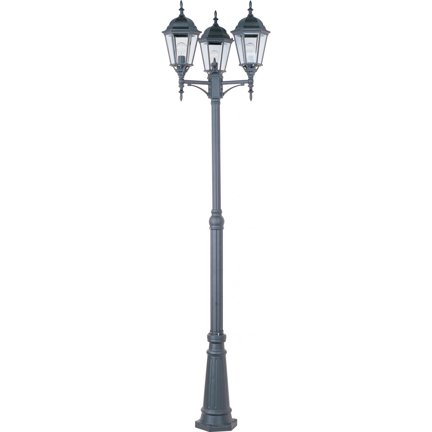 Maxim Poles Three Light 100-Inch Outdoor Post Light