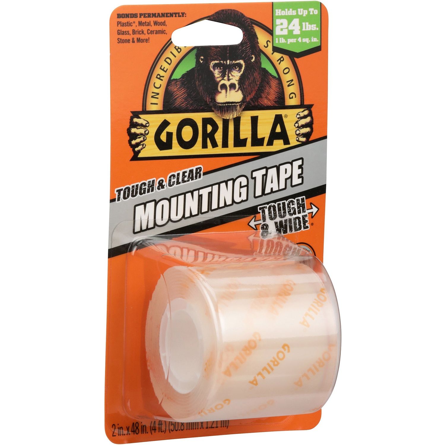 Tough and Clear Mounting Tape by Gorilla Glue， Inc GOR104671