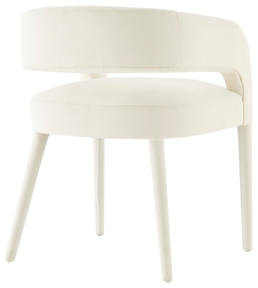 Lauryn Velvet Dining Side Chair   Modern   Dining Chairs   by New Pacific Direct Inc.  Houzz