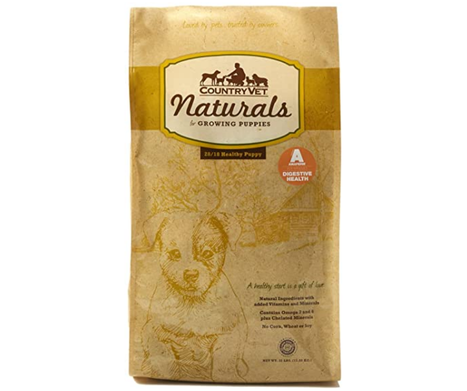 Country Vet - All Breeds， Puppy Naturals Puppy 28-18 Formula Dry Dog F