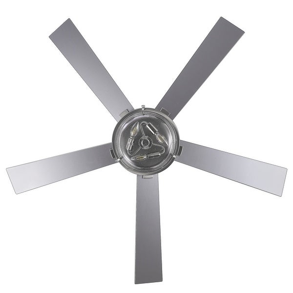 52 In Flush Mount Ceiling Fan with Light Remote(Brushed Nickel) Shopping - The Best Deals on Ceiling Fans | 40786437