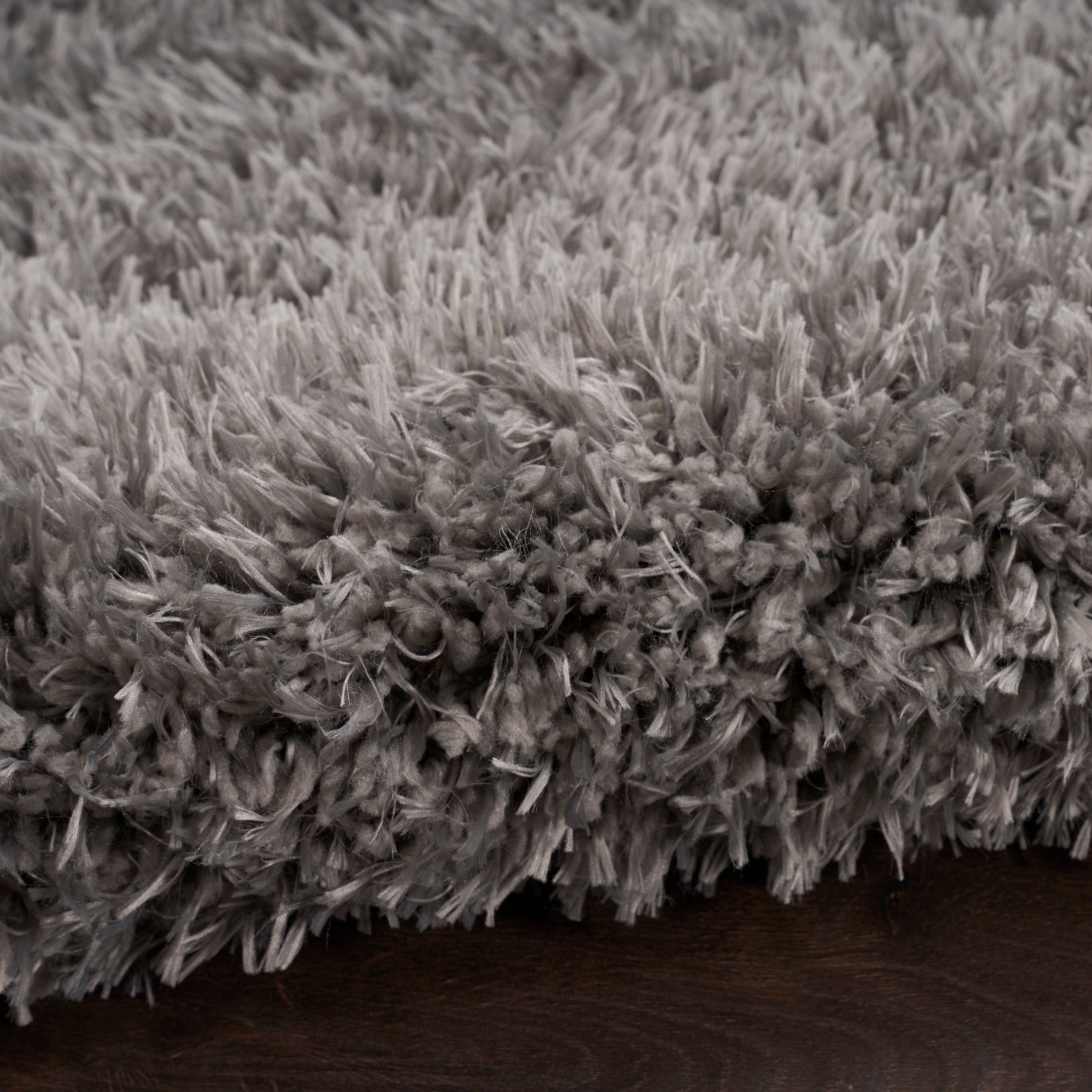 Lush Shag Grey Rug