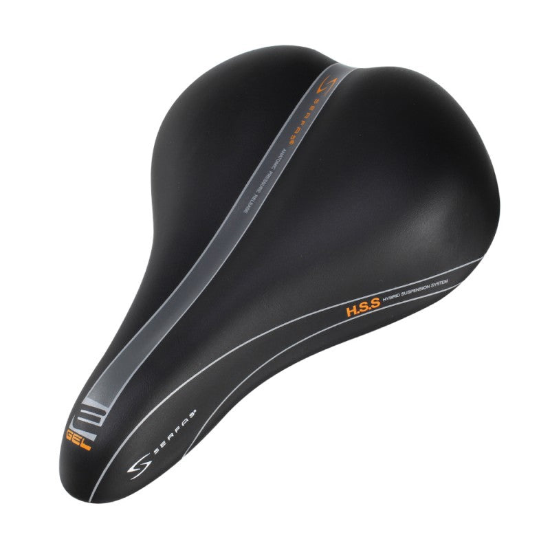 Serfas Reactive E-Gel Saddle - Womens - Black