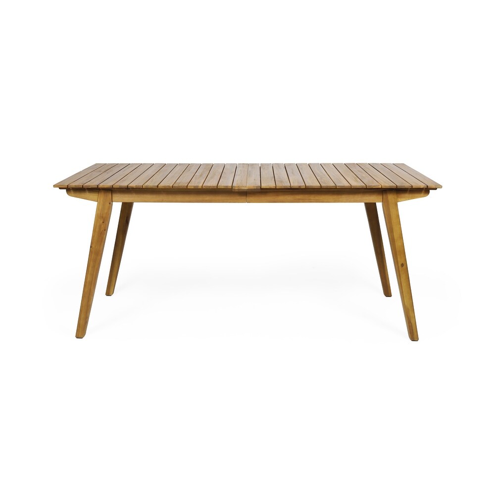 Mariposo Outdoor Rustic Acacia Wood Dining Table by Christopher Knight Home   68.50\