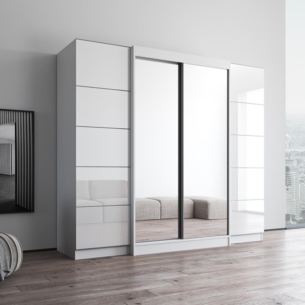 Aria 2D120 EXEX Wardrobe with 2 Mirrors