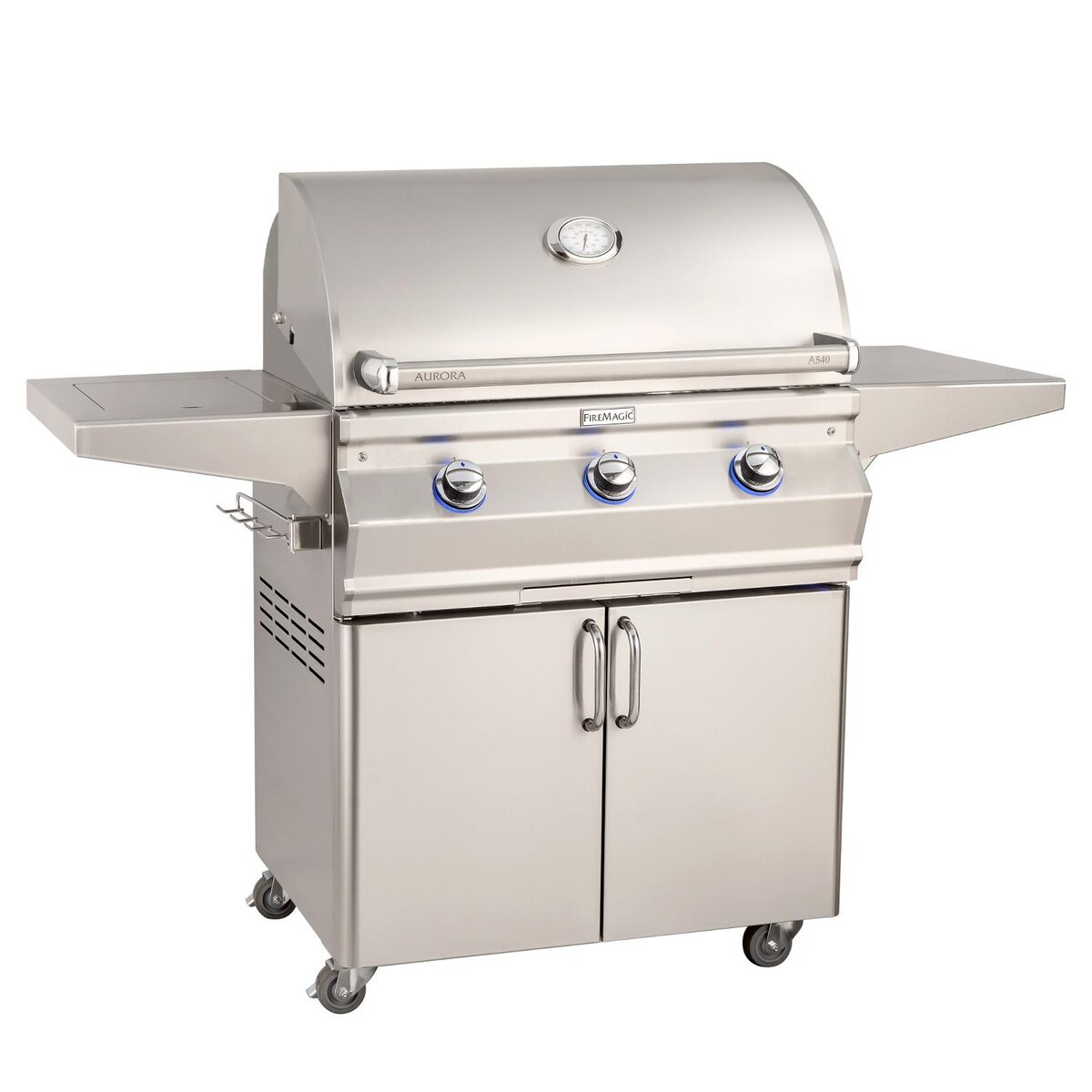 Fire Magic Aurora A540S 30-Inch Propane Gas Grill With Side Burner And Analog Thermometer