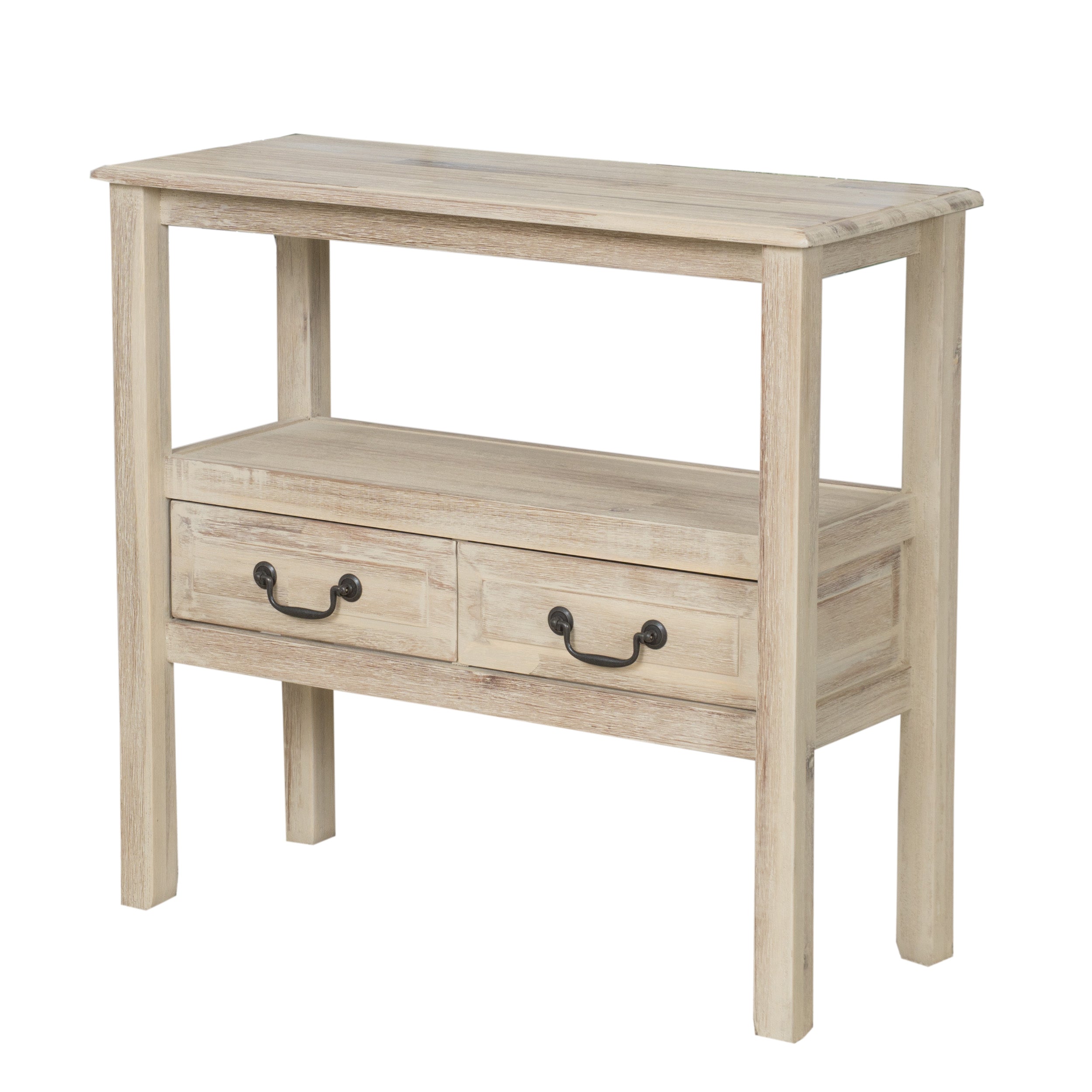 Noah Weathered Wood Accent Table