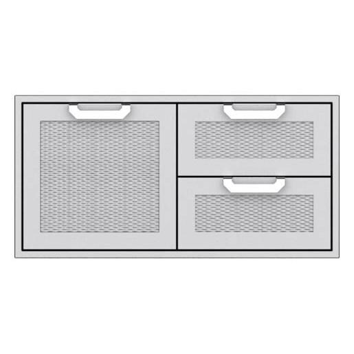 Hestan 42-Inch Double Drawer And Single Storage Door Combo