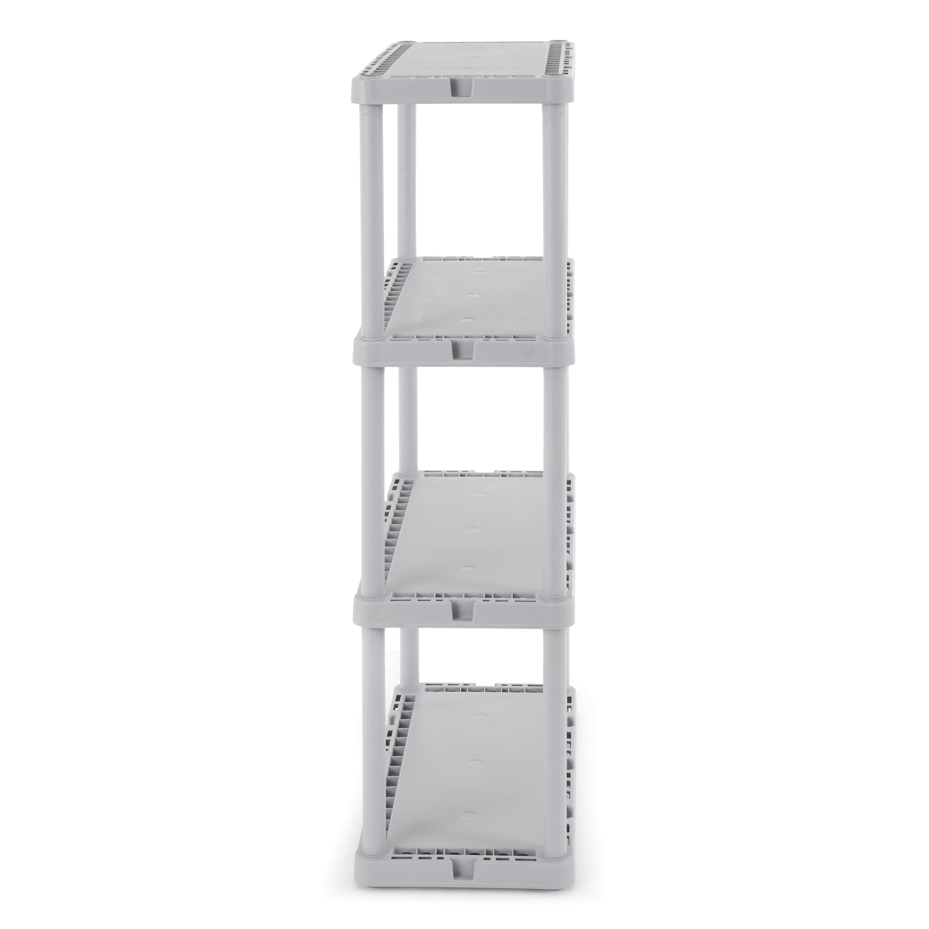 Gracious Living Knect-A-Shelf 4 Tier Light Duty Storage System (4 Pack)