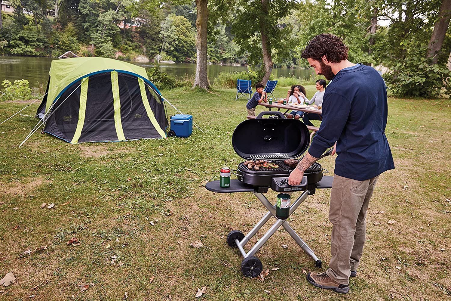 Coleman RoadTrip 285 Portable Stand-Up Propane Grill