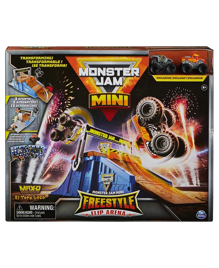 Monster Jam Freestyle Flip Playset