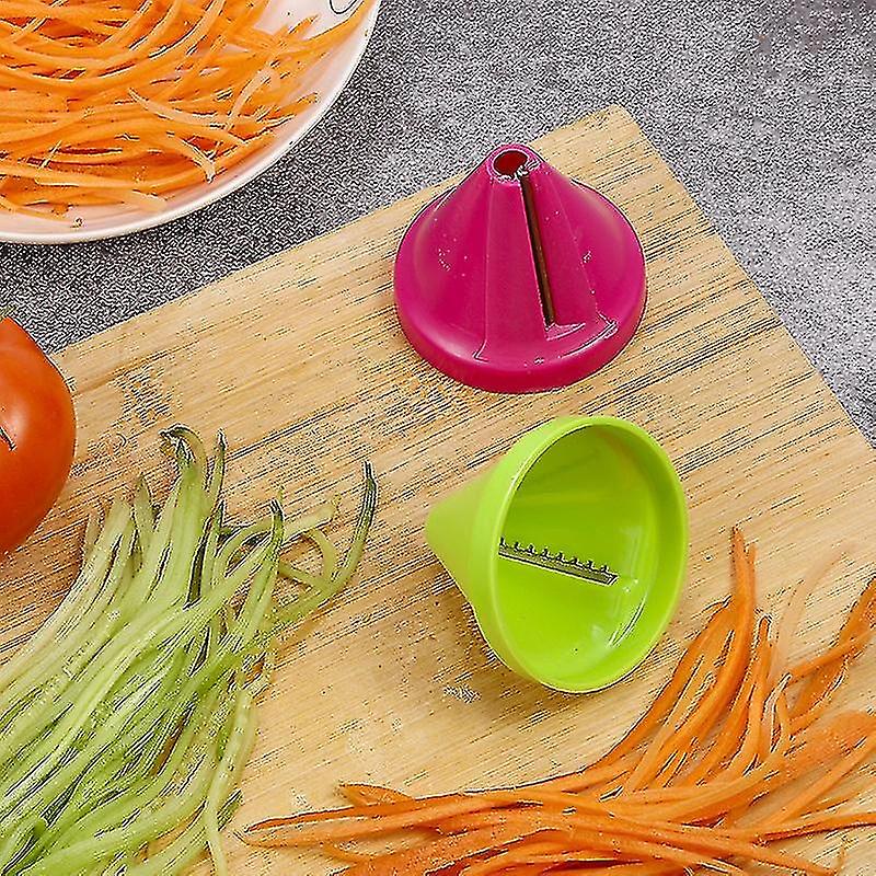 Vegetable Fruit Multi-function Spiral Shredder Peeler Manual Potato Carrot Radish Rotating Shredder