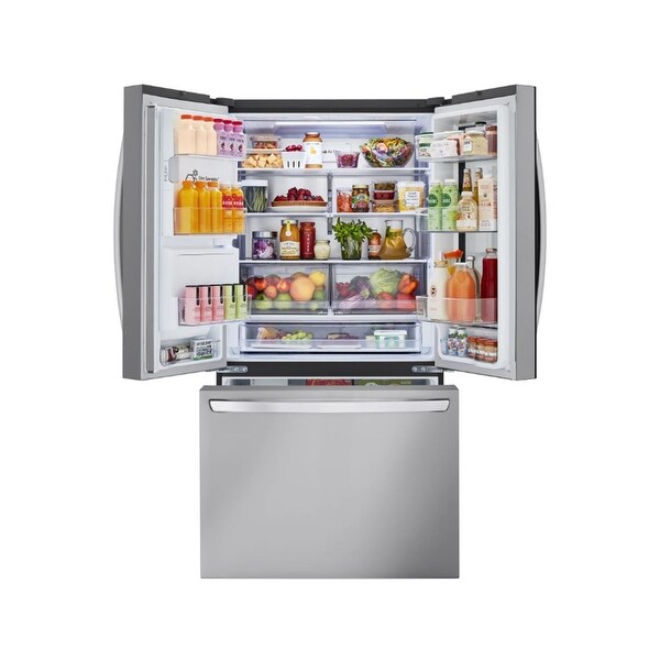 26 cu. ft. Smart InstaView Counter-Depth Max French Door Refrigerator