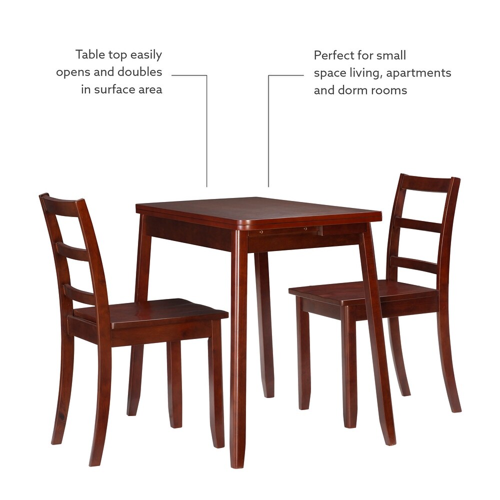 Conway Woden 3 Piece Folding Dining Set