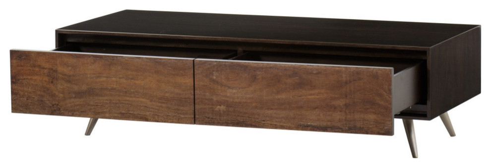 Zelena Coffee Table Rectangular   Midcentury   Coffee Tables   by Rustic Home Furniture Deco  Houzz