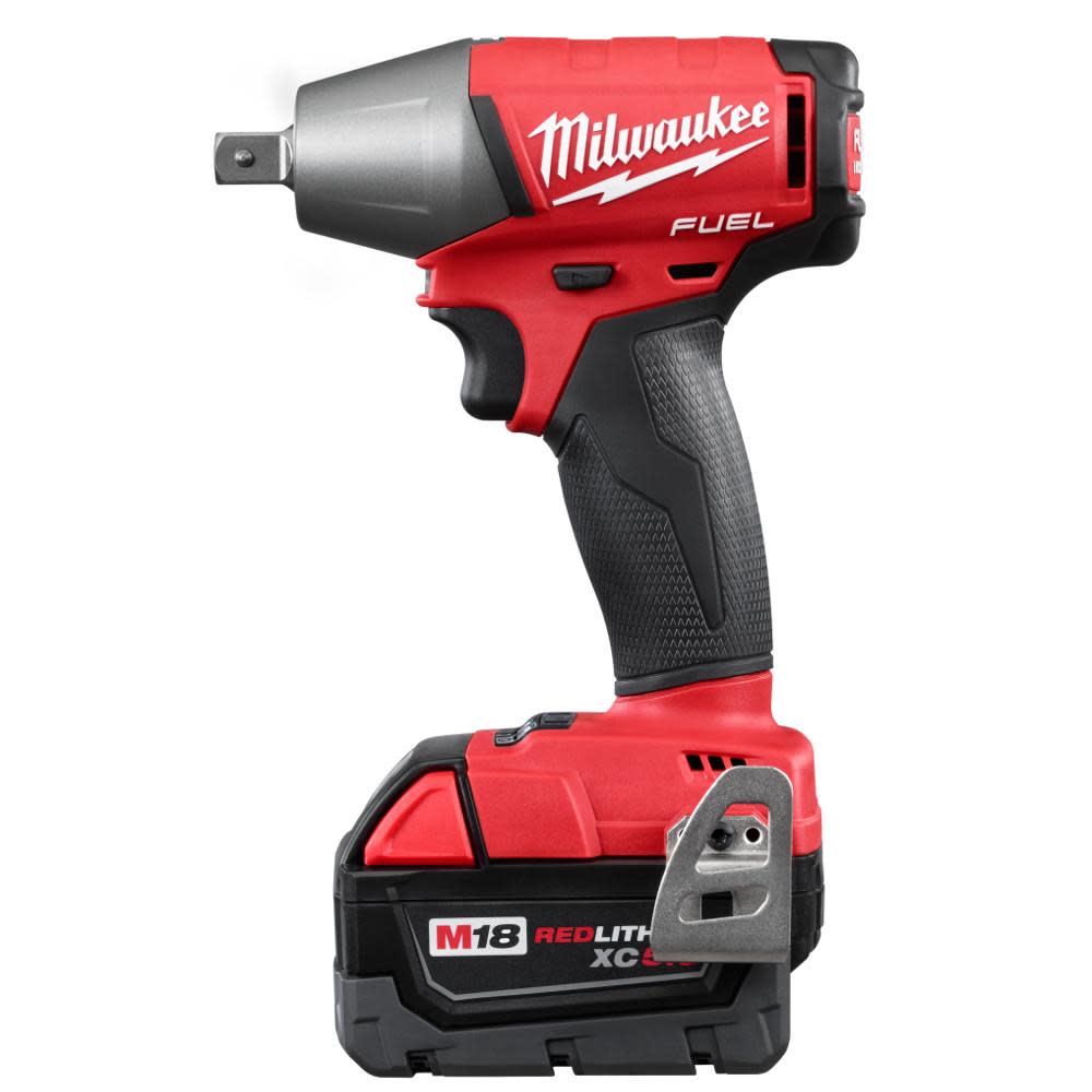 Milwaukee M18 FUEL 1/2 In. Compact Impact Wrench with Pin Detent Kit 2755-22 from Milwaukee