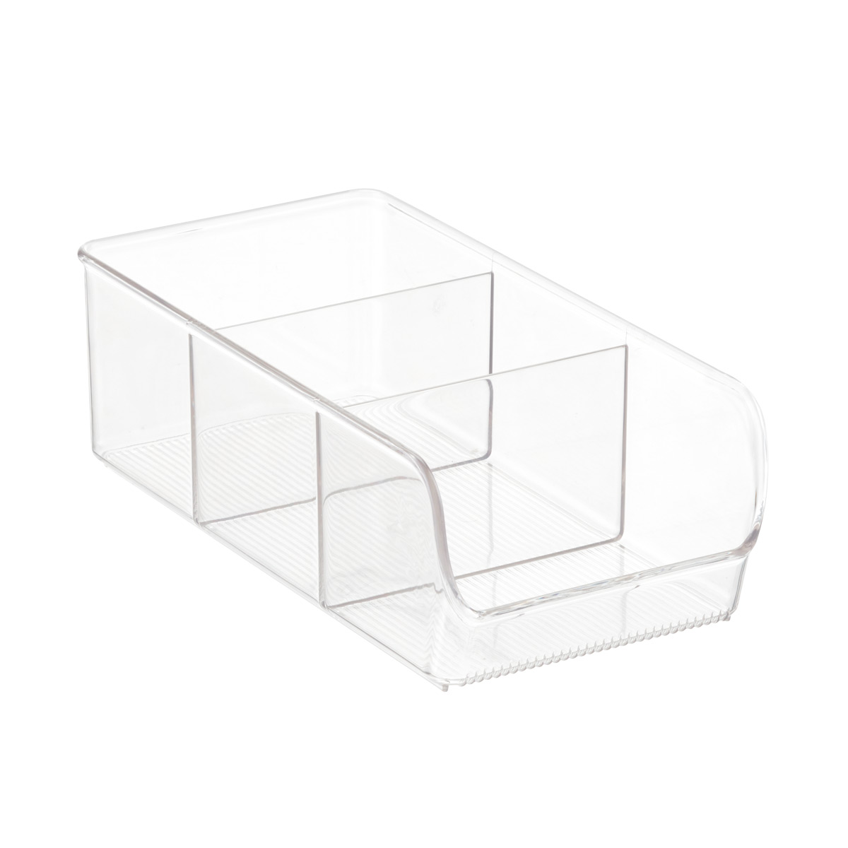 iDesign Linus 3Section Divided Cabinet Organizer