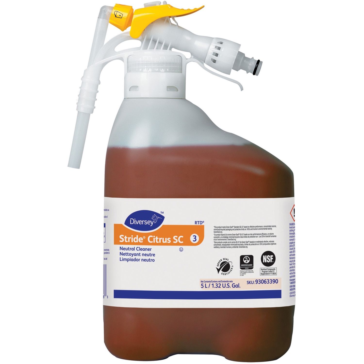 Stride Citrus Neutral Cleaner by Diversey， Inc DVO93063390