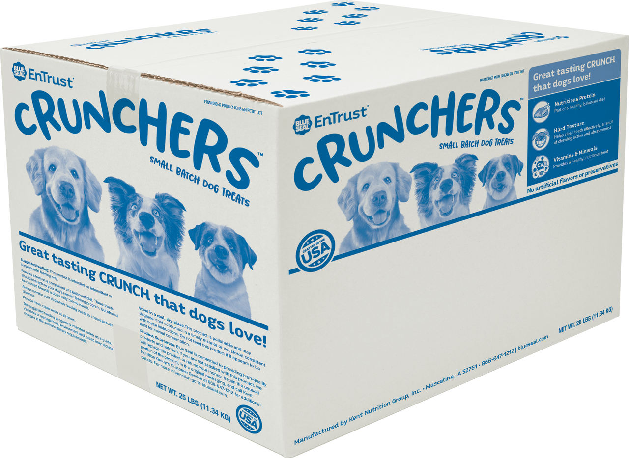 Blue Seal Crunchers Assorted Flavor Dog Biscuits 25 Pounds