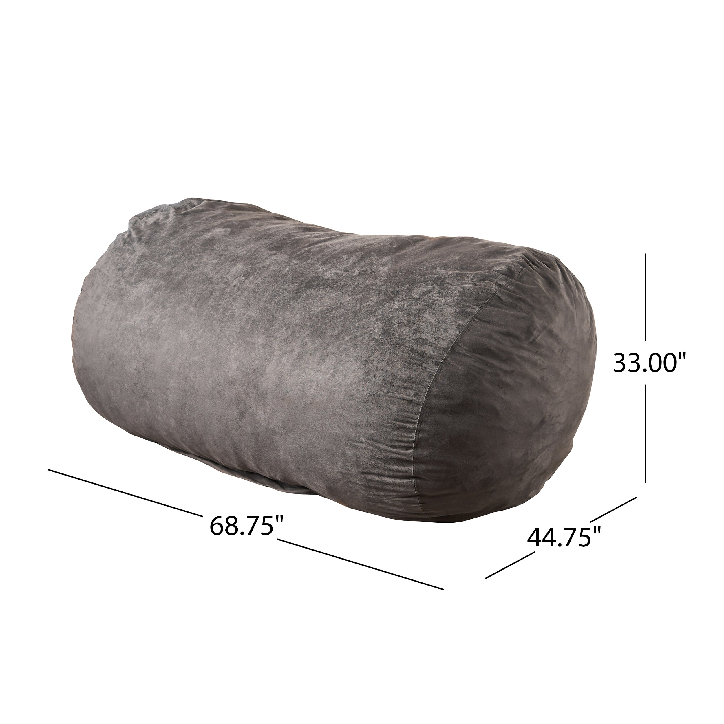 Barracuda Traditional 6.5 Foot Suede Bean Bag