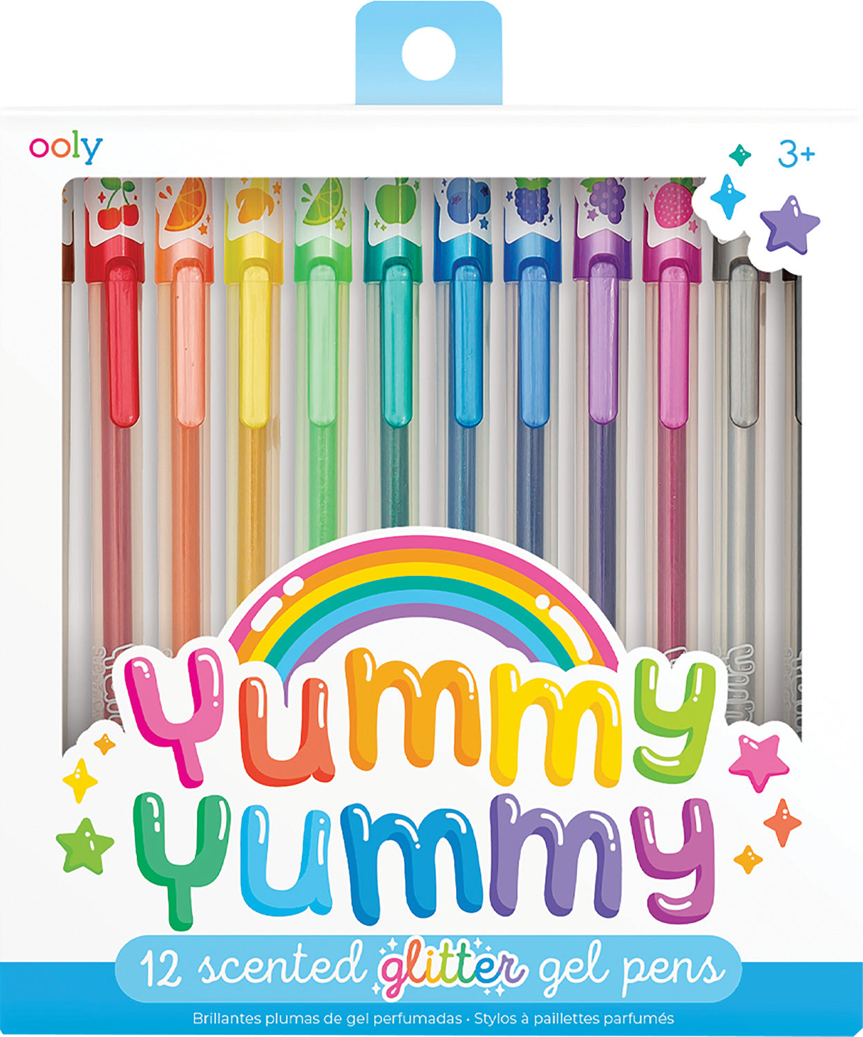 Yummy Yummy Scented Glitter Gel Pens - Set of 12