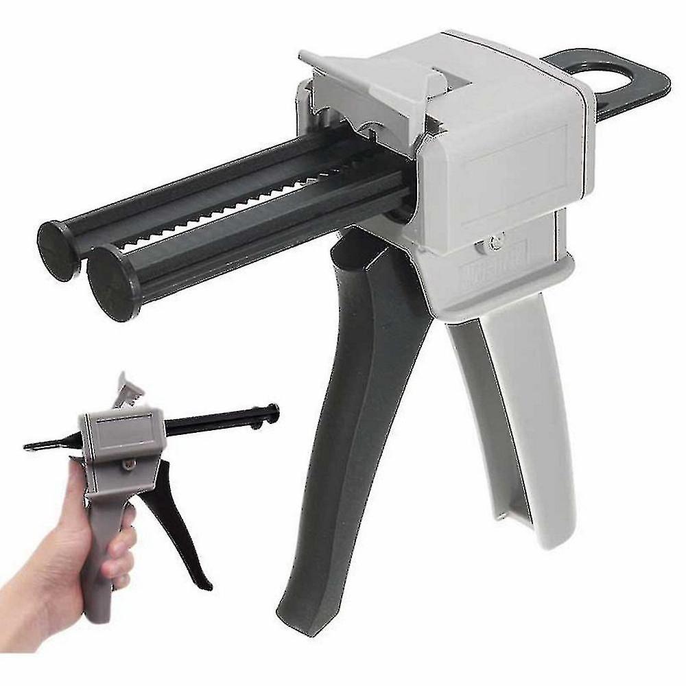 50ml Ab Epoxy Glue Gun Adhensive Mix 1:1 2:1 Manual Dispense Hand Tool Labeling Adhesive For Silica