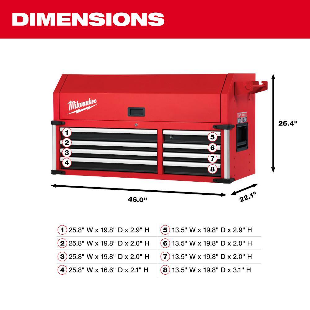 MW High Capacity 46 in. 8-Drawer Top Chest 48-22-8541