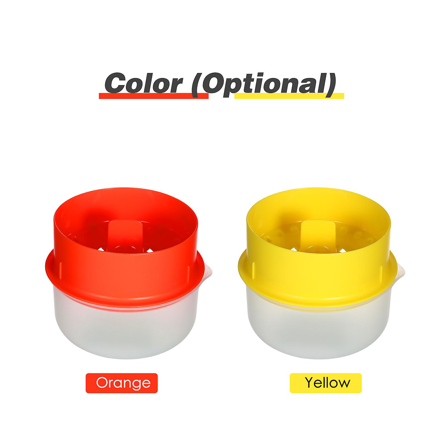 Yellow Plastic Egg Separator Egg-yolk Extractor Yolk Divider Egg White Strainer Baking Tool For Home Kitchen