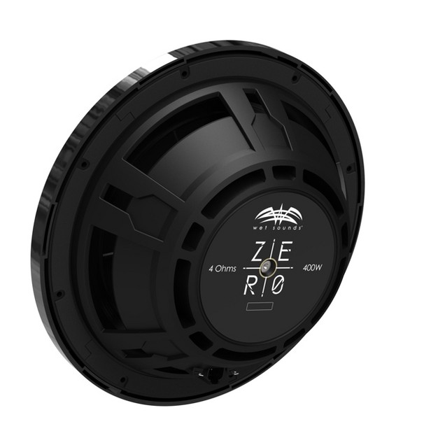 Zero Series Marine Subwoofer With Shallow Mounting Depth And Hidden Mounting Hardware