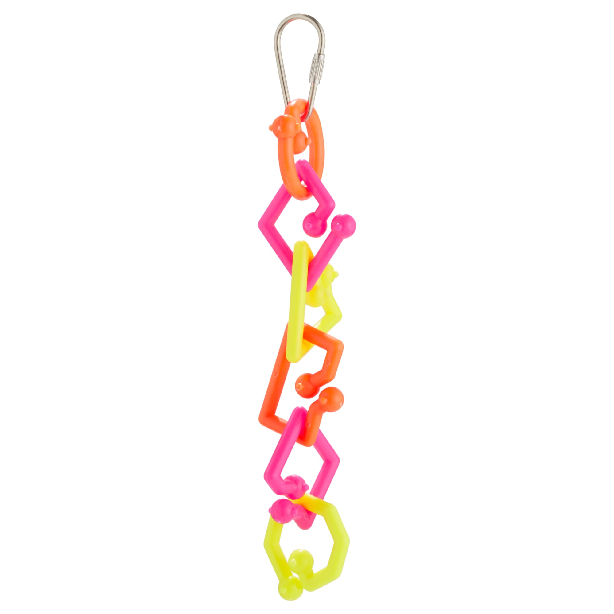 You  Me Silly Links Chewing Assorted Bird Toy， Small