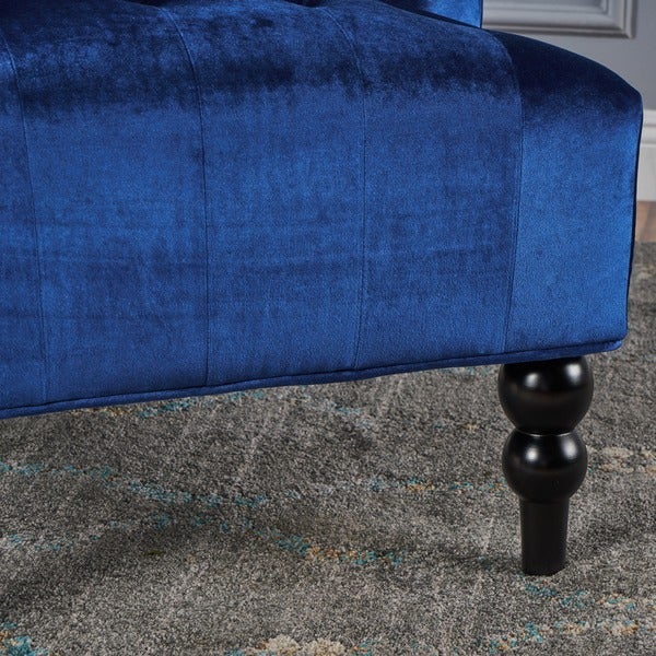 Toddman High-Back Velvet Club Chair by Christopher Knight Home