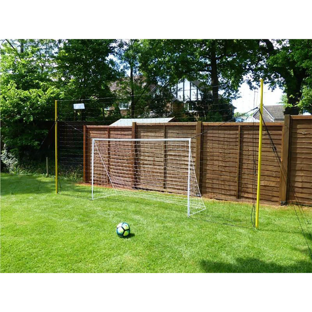 Open Goaaal JX-OGFJ3 Soccer Practice Net Rebounder Backstop with Goal， Junior