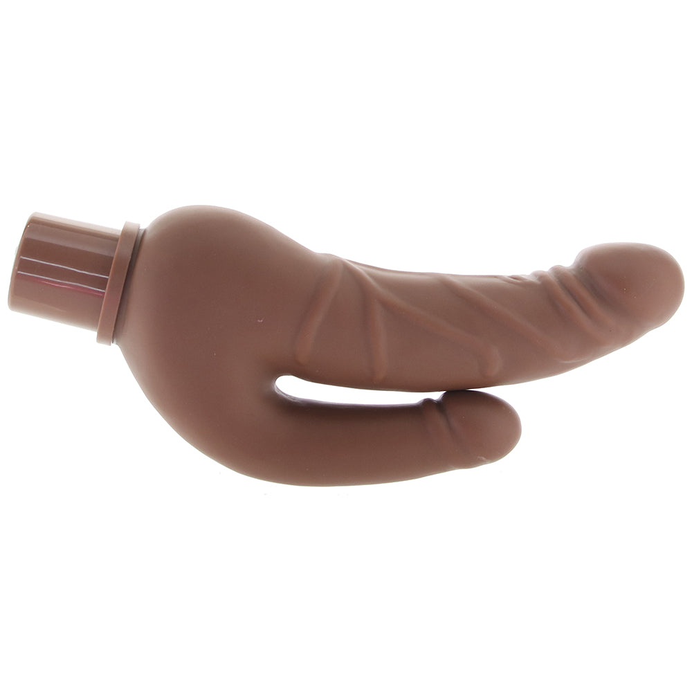 Power Stud Rechargeable Over & Under Vibe in Brown