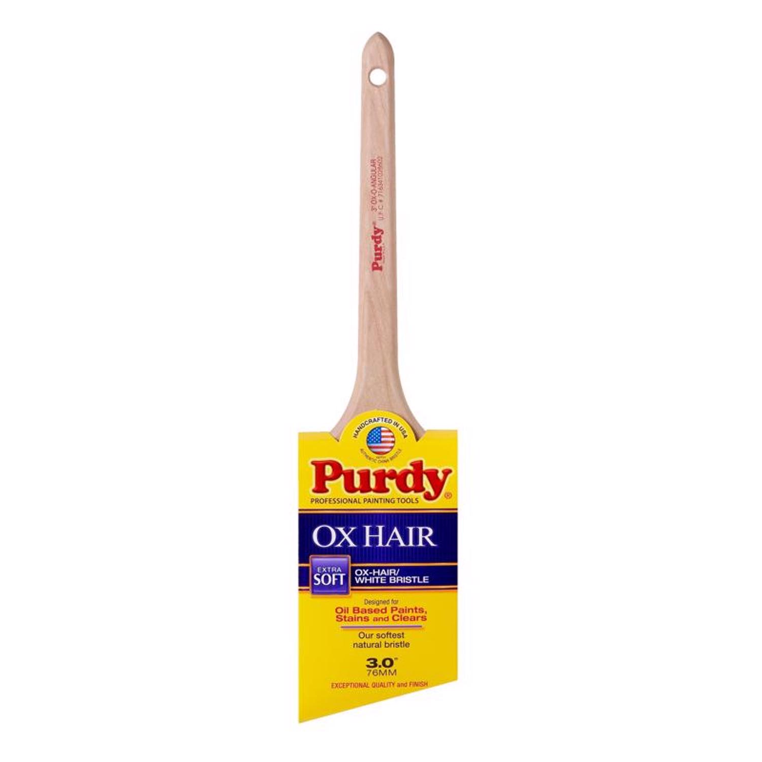 Purdy Ox-O-Angular 3 in. Extra Soft Angle Trim Paint Brush