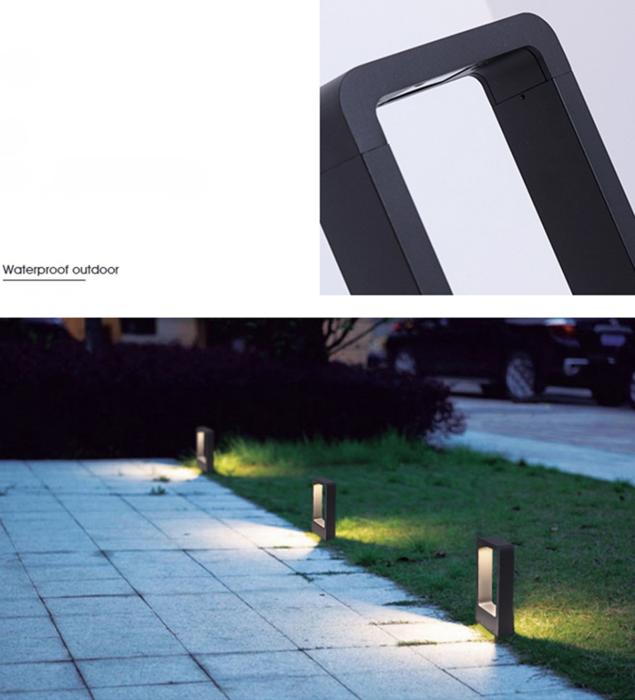 Modern Outdoor Waterproof Lawn Lamp for Garden   Industrial   Outdoor Lighting   by Miron Demid LLC  Houzz